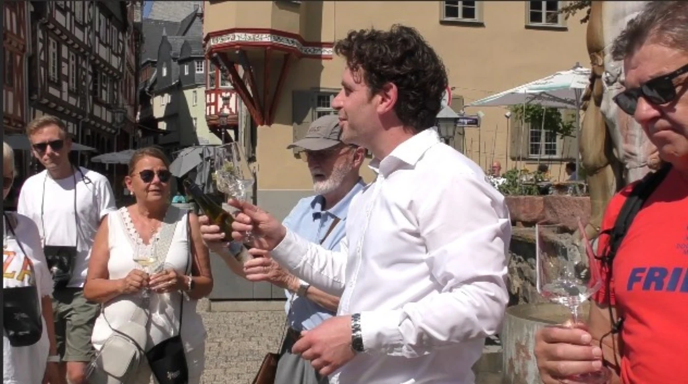 Weinausschank bei der Entdeckertour von Weinprobe Limburg